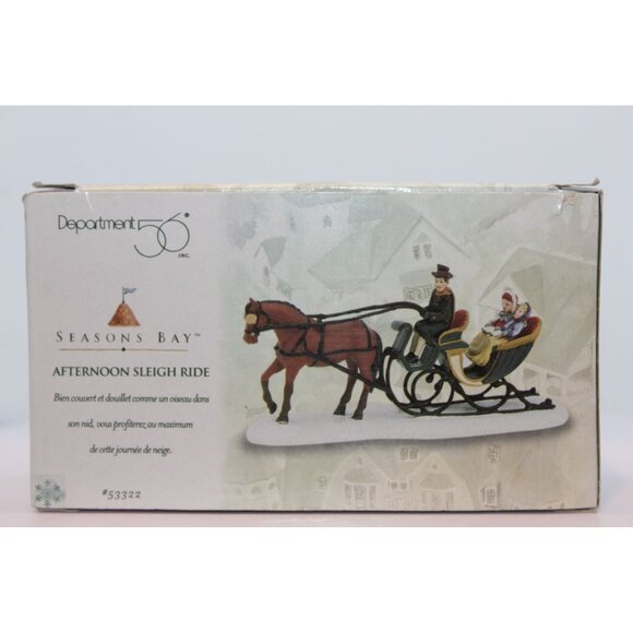Dept 56 Seasons Bay - Afternoon Sleigh Ride - Picture 3 of 3